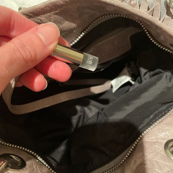 Leather RUDSAK purse with tassels. Used twice, in very good condition. - Picture 5 of 5